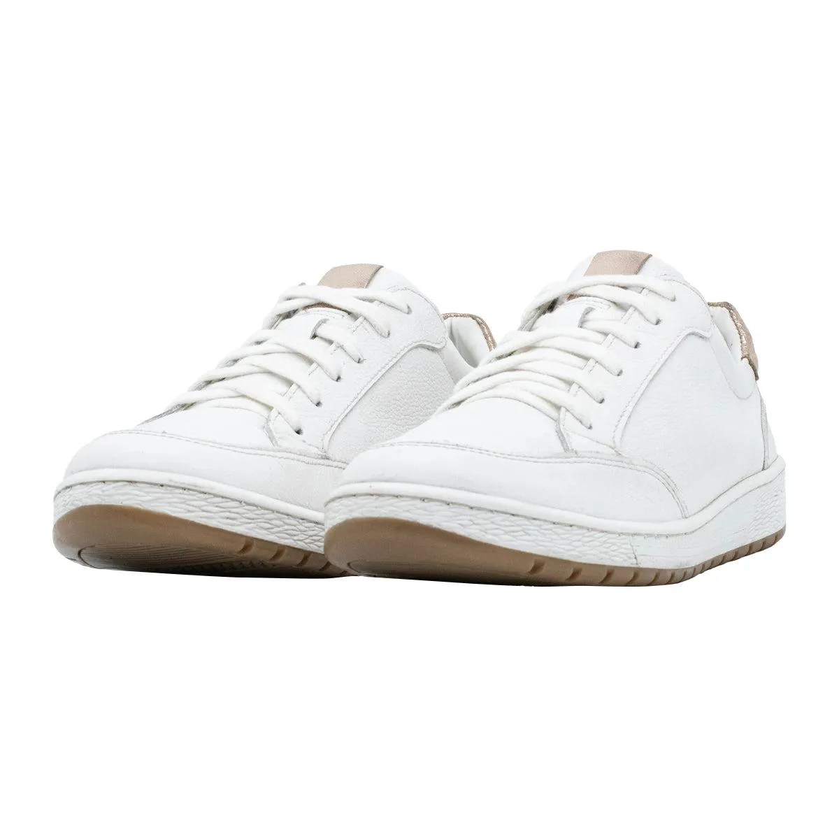 5Th Avenue Low-Top Sneakers Leather White Colour For Women