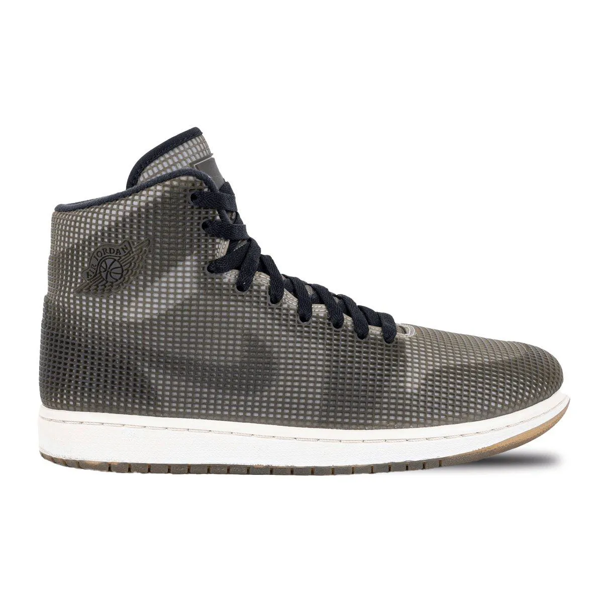 Air Jordan 1 4Lab1 High-Top Sneakers Rubber Silver Colour For Men