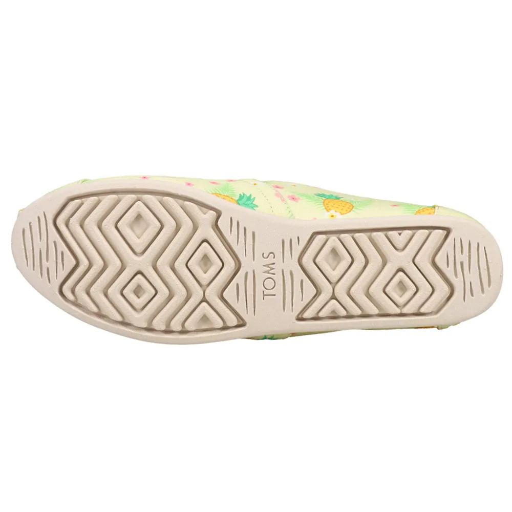 Alpargata Pineapple Graphic Slip On Flats