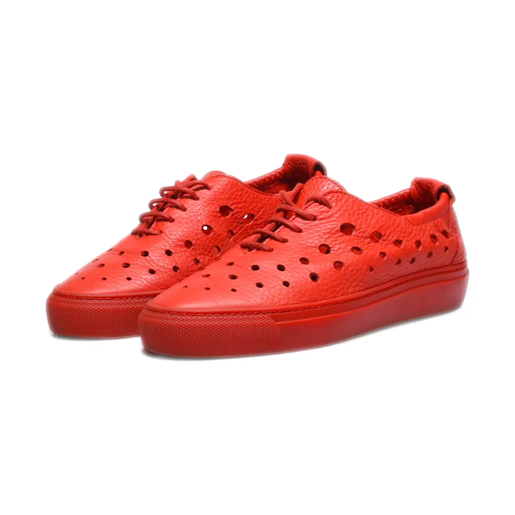 Arche Low-Top Sneakers Leather Red Colour For Women