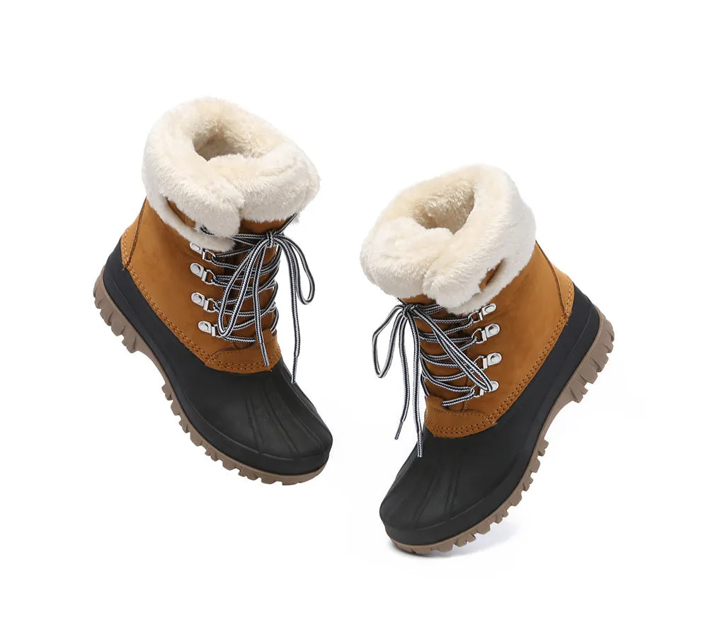 AUSTRALIAN SHEPHERD® Women Lace Up Chunky Snow Boots Natalia