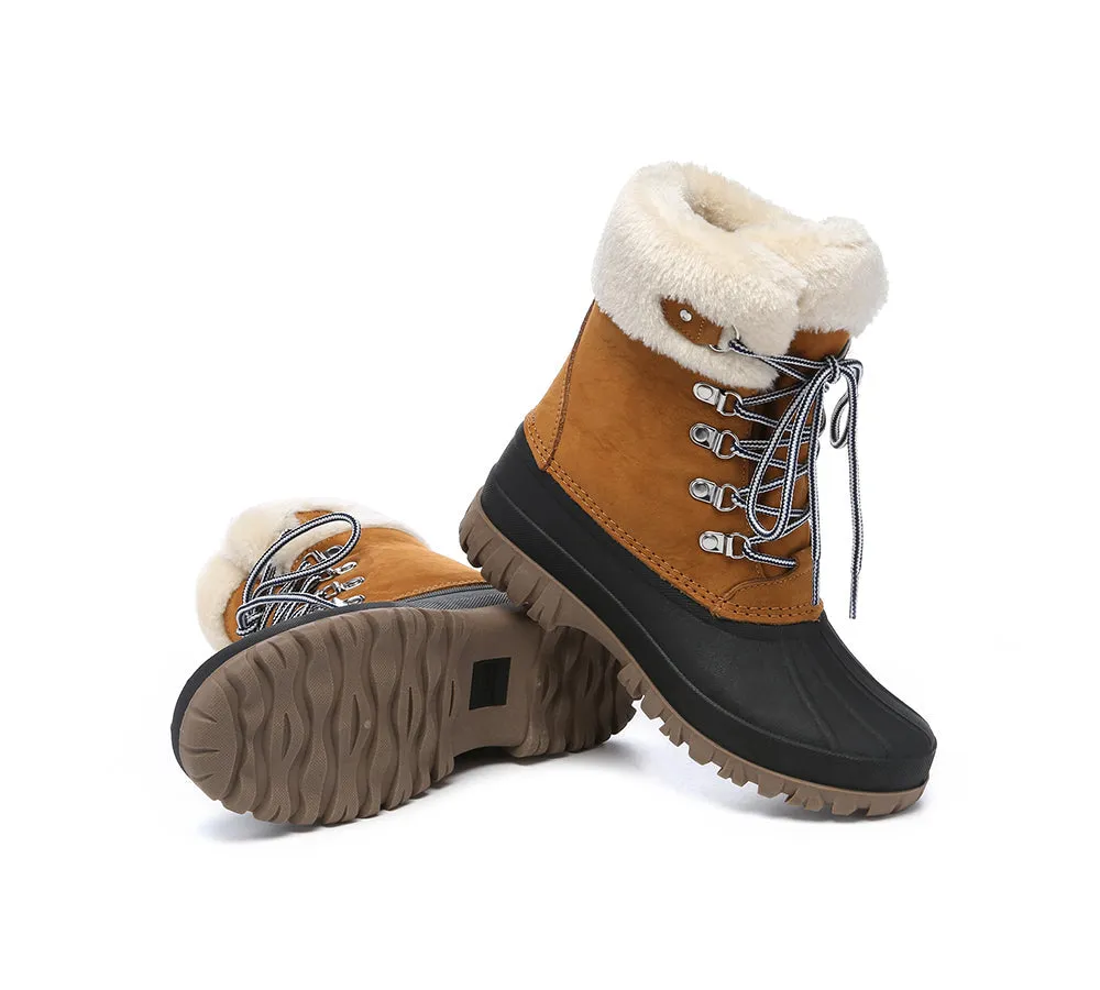 AUSTRALIAN SHEPHERD® Women Lace Up Chunky Snow Boots Natalia