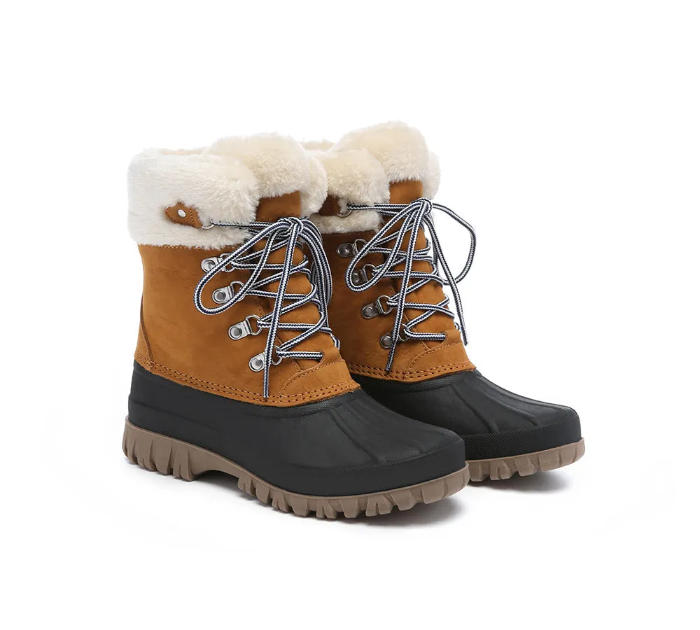 AUSTRALIAN SHEPHERD® Women Lace Up Chunky Snow Boots Natalia