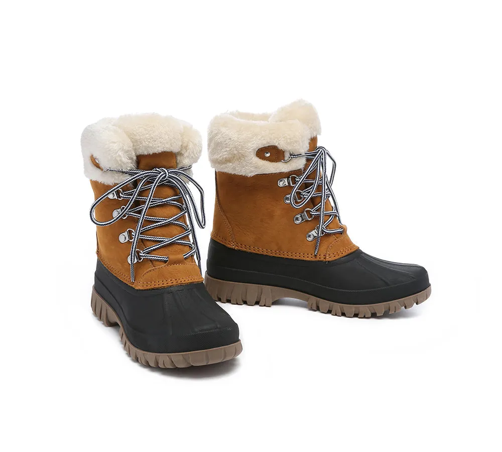 AUSTRALIAN SHEPHERD® Women Lace Up Chunky Snow Boots Natalia