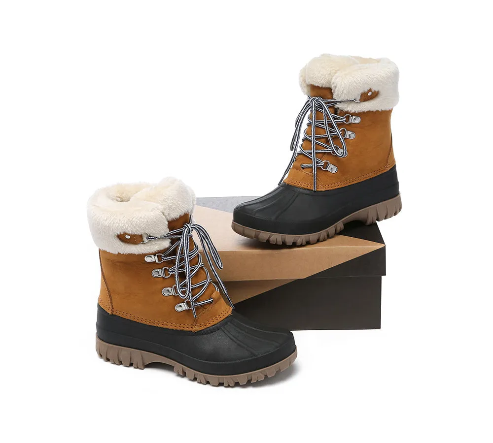 AUSTRALIAN SHEPHERD® Women Lace Up Chunky Snow Boots Natalia