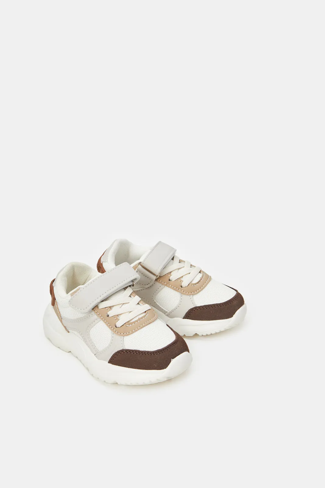 Boys Beige Chunky Sneaker