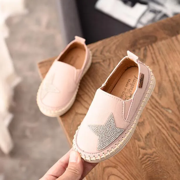 Casual Loafers Moccasins Slip-On Shoes For Boys&Girls