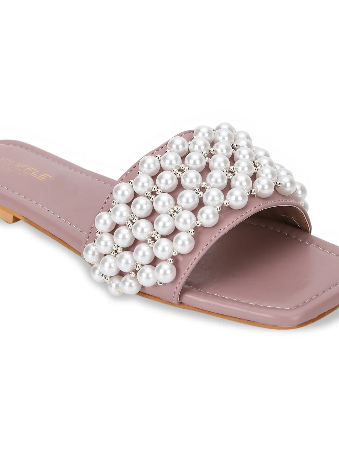 Champagne PU Slip-On Flats (TC-KL004-CHAM)