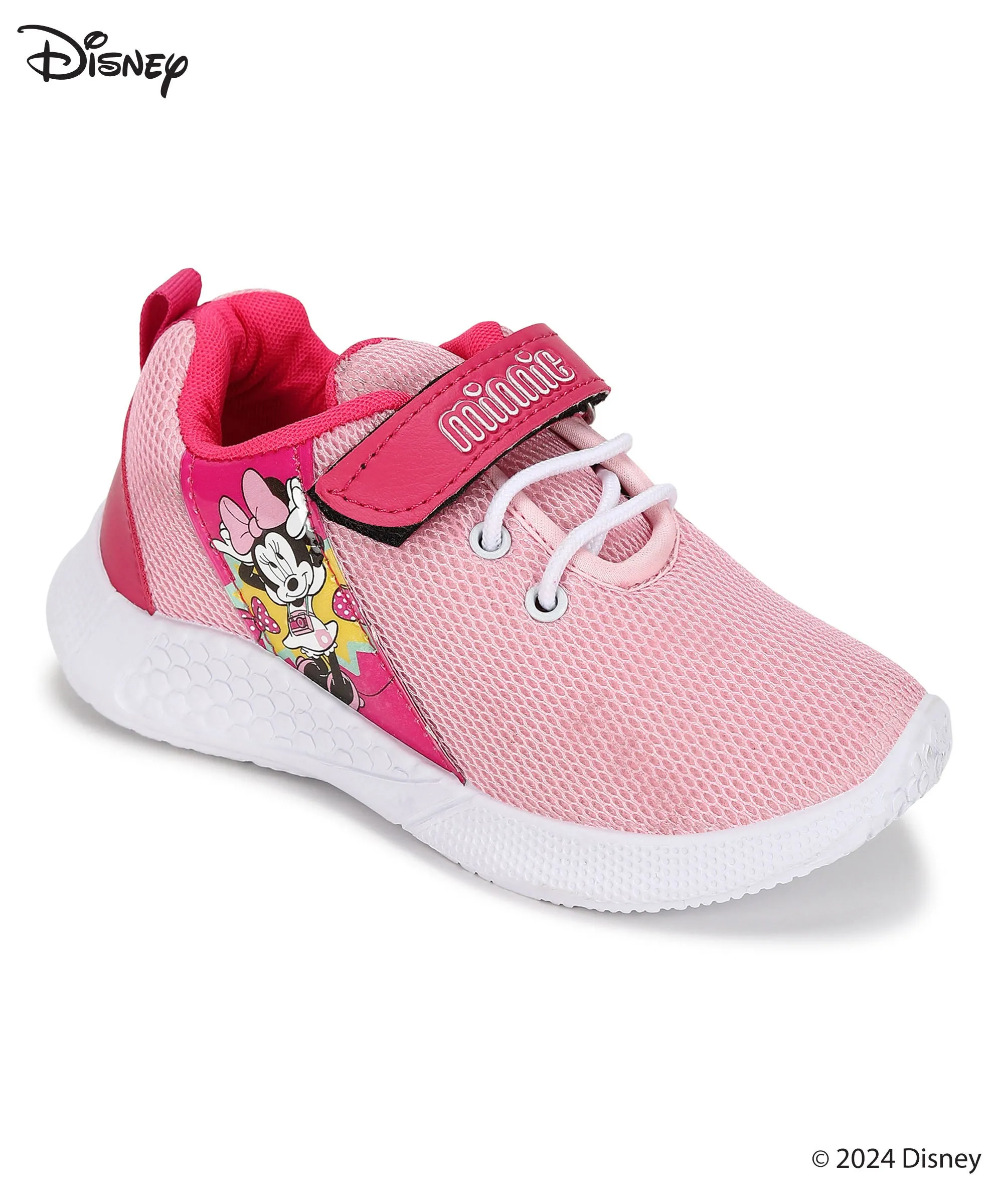 Disney Minnie Mouse DK8012K Kids' Casual Shoes | Comfortable and Stylish Footwear for Girls with Durable Construction, Cushioned Support, and Stylish Design | Ideal for Everyday Use Pink