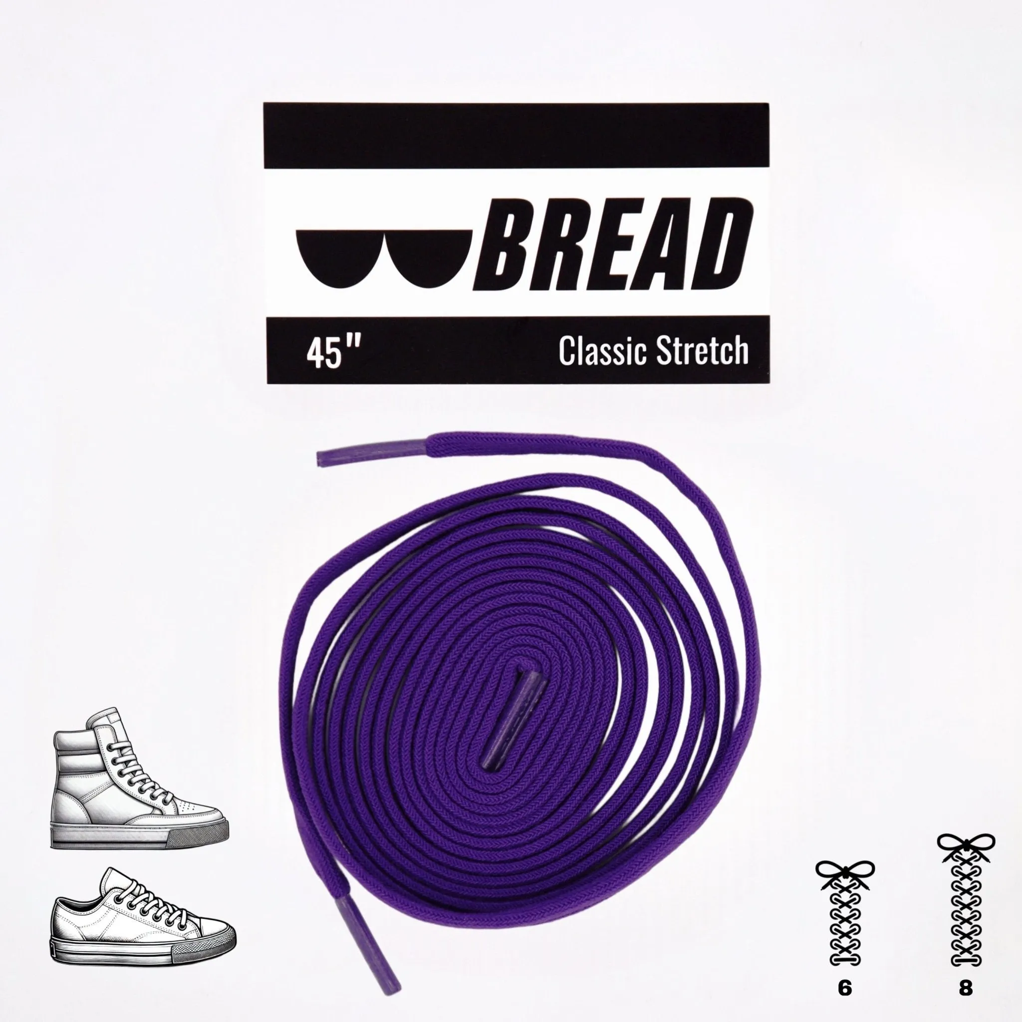 Elastic Shoelaces - Cosmic Purple