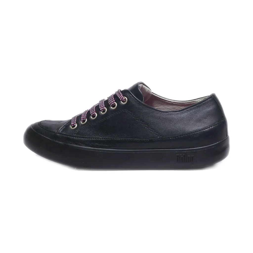 Fitflop Low-Top Sneakers Leather Black Colour For Women