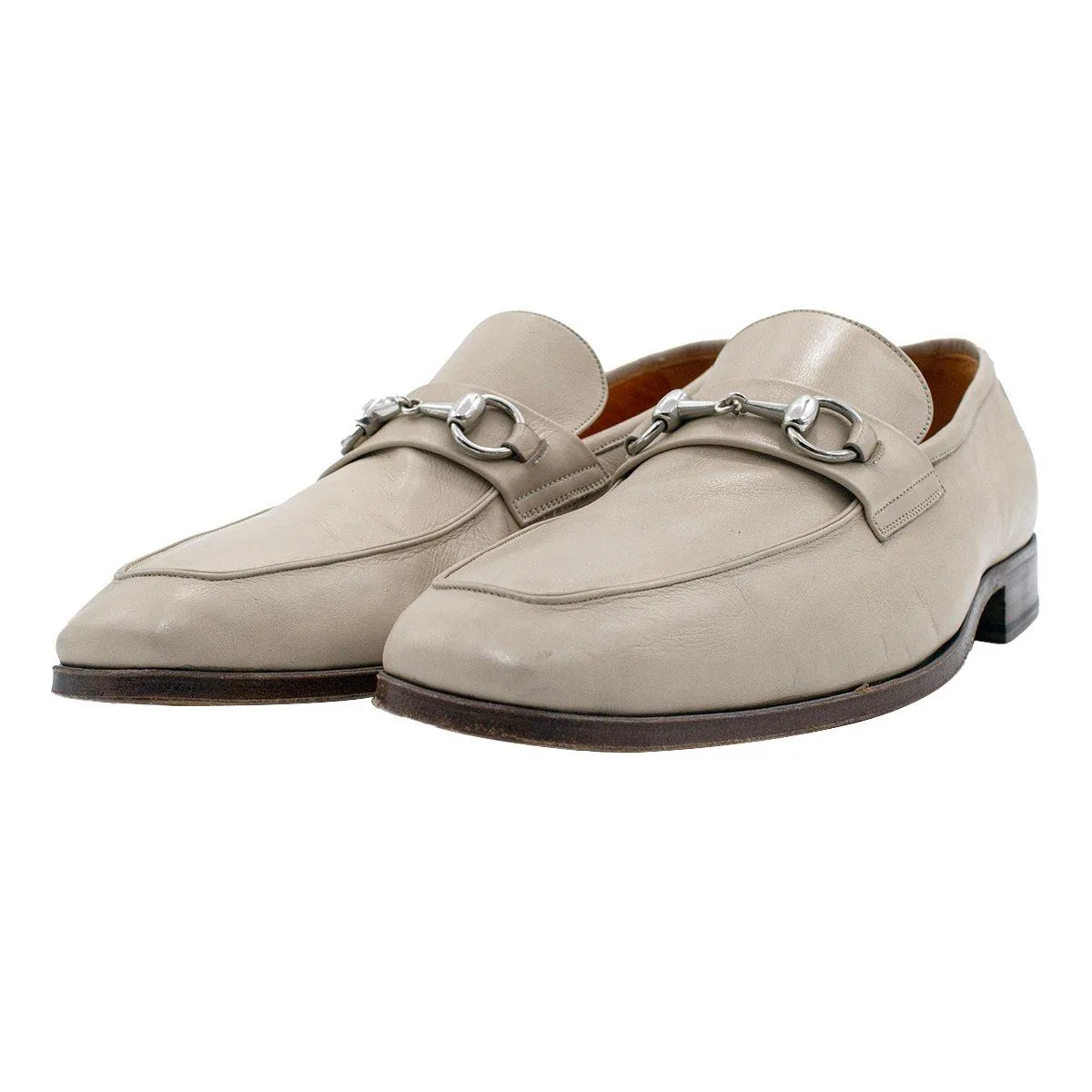 George'S Formal Slip Ons Leather Beige Colour For Men