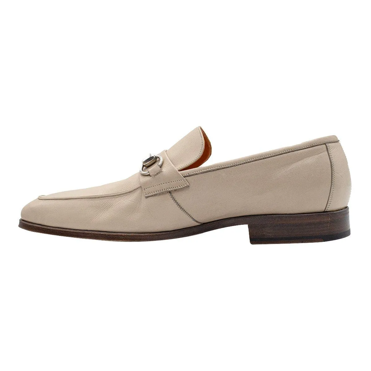 George'S Formal Slip Ons Leather Beige Colour For Men