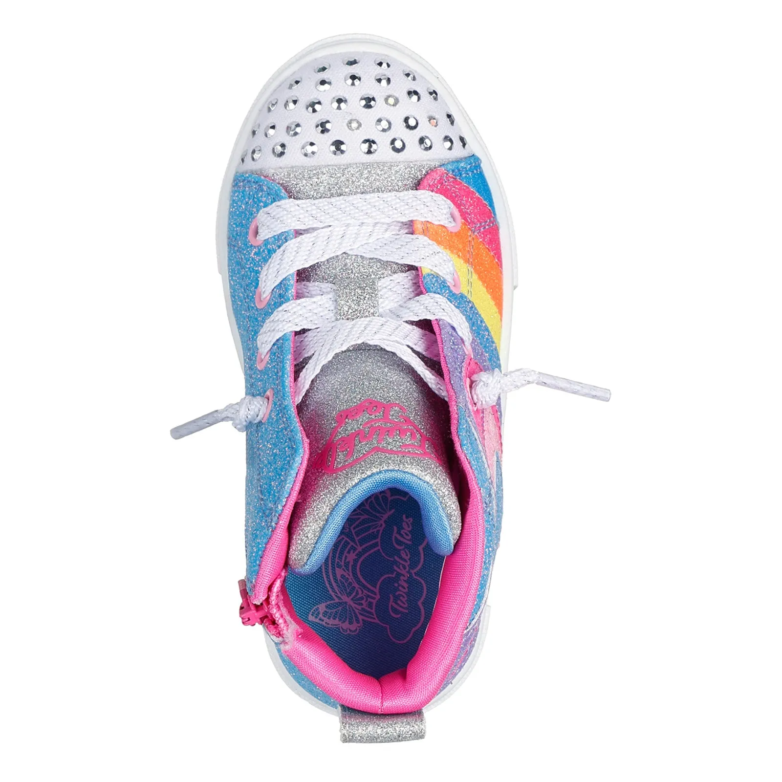 Girl's Skechers, Twinkle Toes: Twinkle Sparks - Heart Pop Sneaker - Toddler