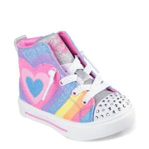 Girl's Skechers, Twinkle Toes: Twinkle Sparks - Heart Pop Sneaker - Toddler