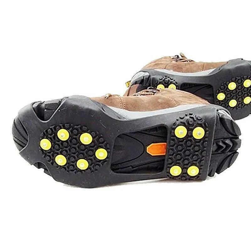 Ice Cleats Crampons Shoe Boot Spikes Ice Grippers