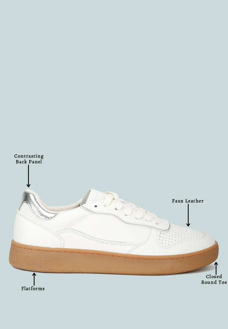 Kyniska Faux Leather Everyday Sneakers