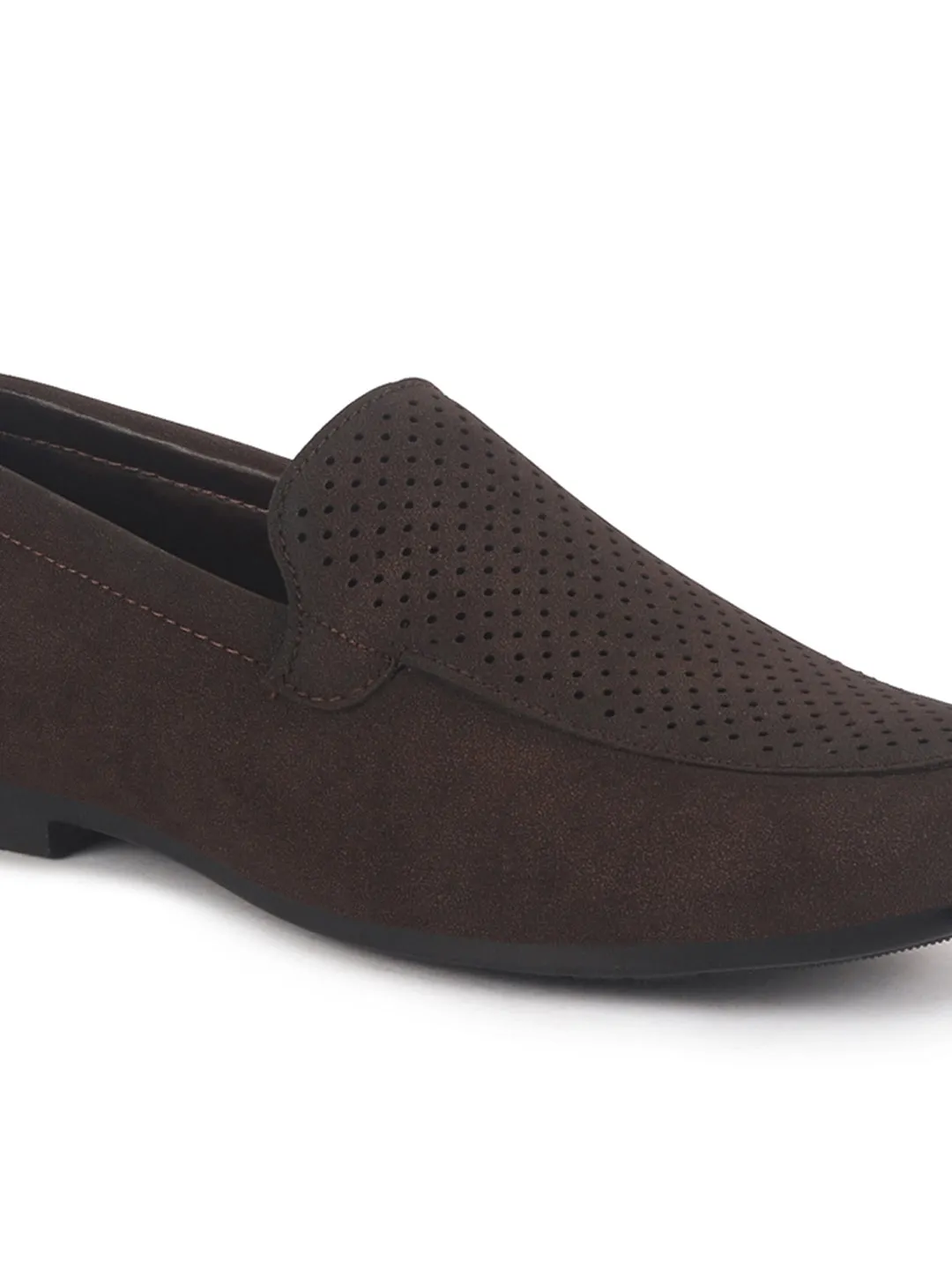 Men Brown Formal Velvet Slip On Shoes for Party|Wedding Shoes|Casual Slip On Shoe