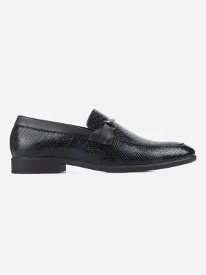 Men's Black Semi Fomal Formal Slip On (IX1087)