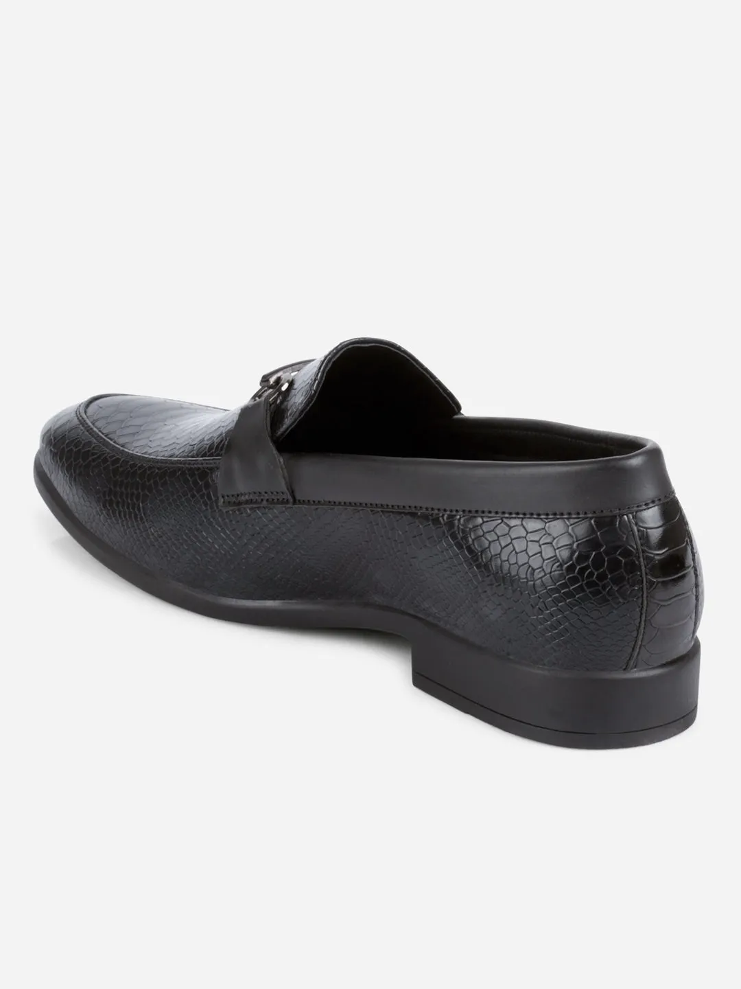 Men's Black Semi Fomal Formal Slip On (IX1087)