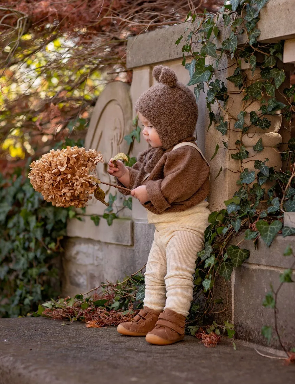 Mini Bootie Velcro - Mushroom