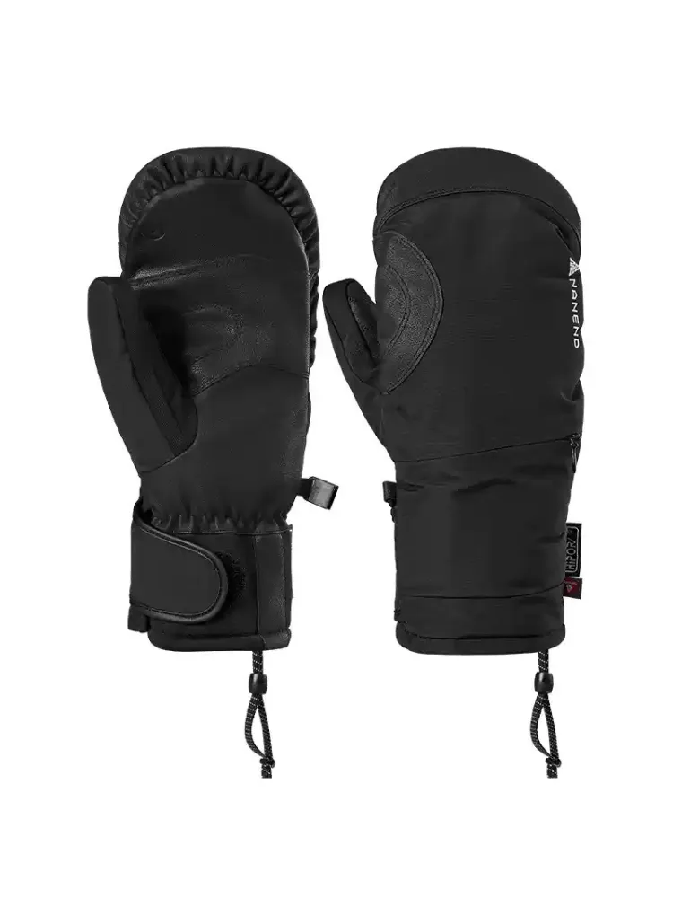 NANEND Colorblock Insulated Ski Mittens