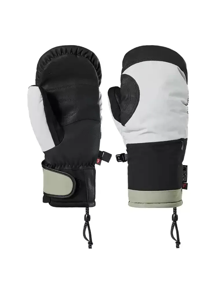 NANEND Colorblock Insulated Ski Mittens