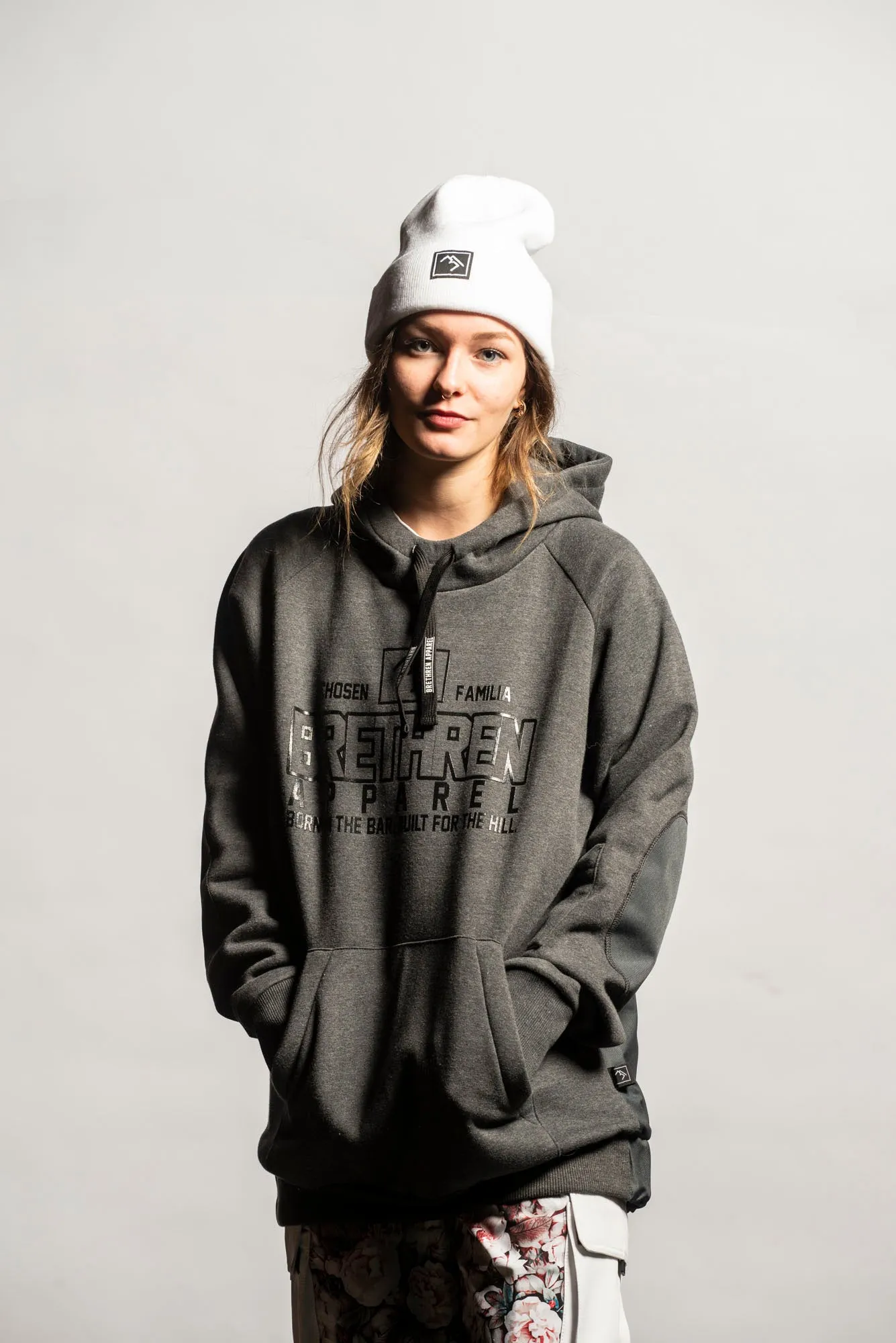 Shredduh 2.0 Snowboard Hoodie - Familia / Charcoal