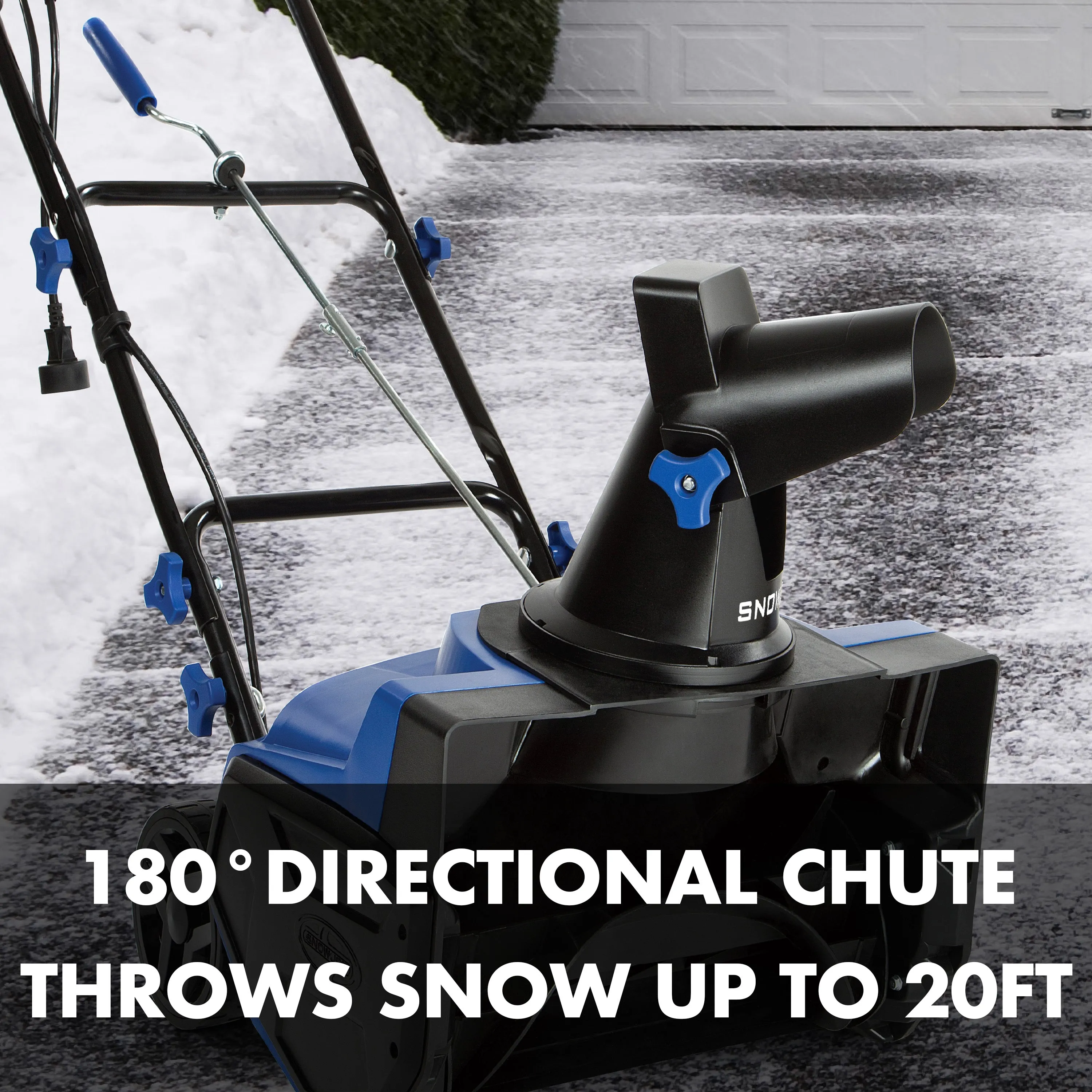 Snow Joe SJ618E Electric Walk-Behind Single-Stage Snow Blower | 18-inch | 13-amp