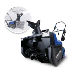 Snow Joe SJ627E Electric Walk-Behind Snow Blower W/ Dual LED Lights | 22-inch | 15-amp