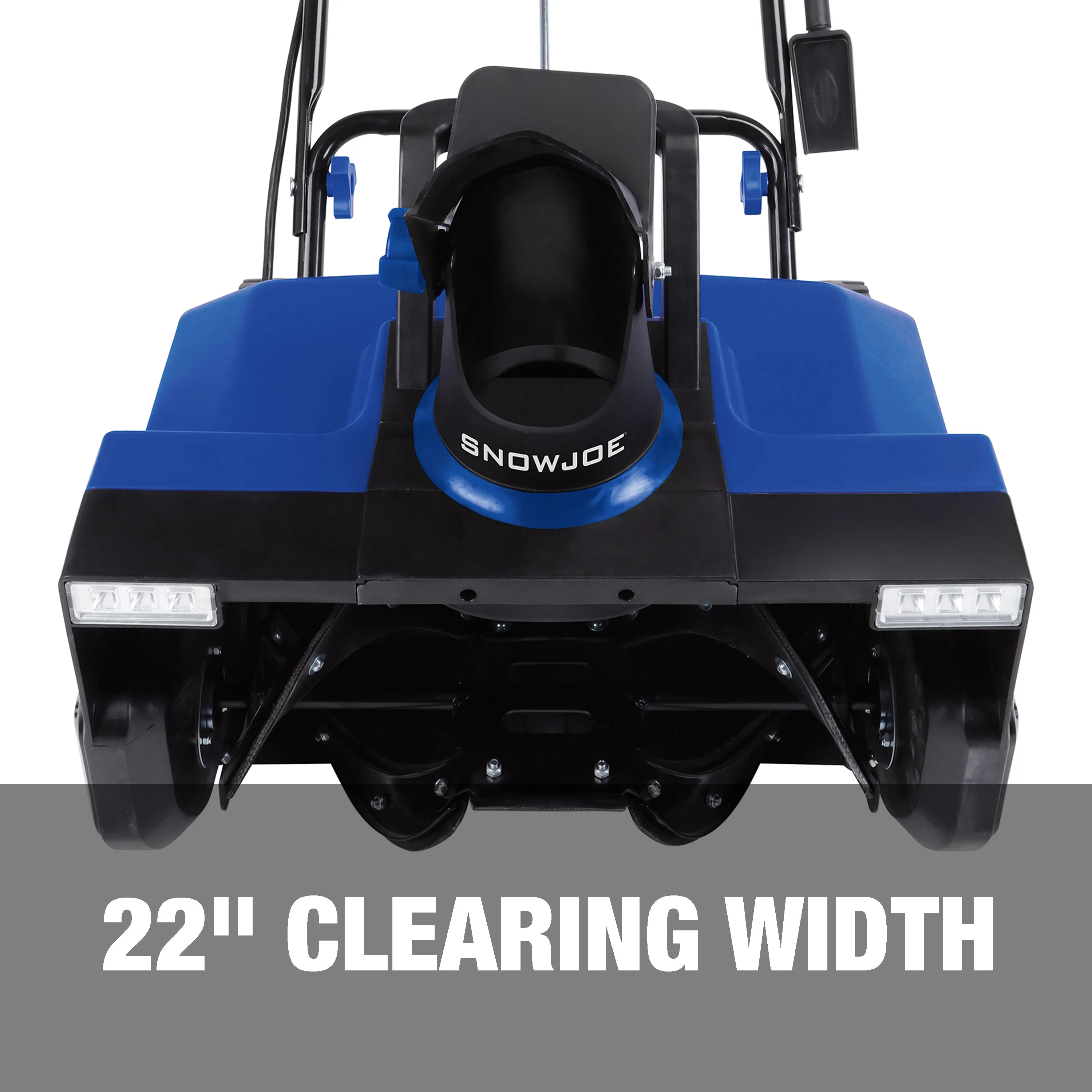 Snow Joe SJ627E Electric Walk-Behind Snow Blower W/ Dual LED Lights | 22-inch | 15-amp