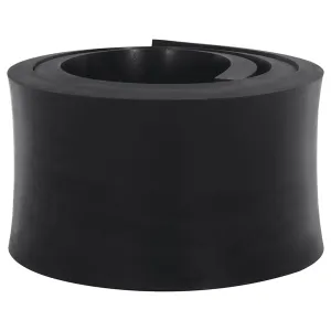 vidaXL Rubber Edge for Snow Plow Black 150x15x2 cm