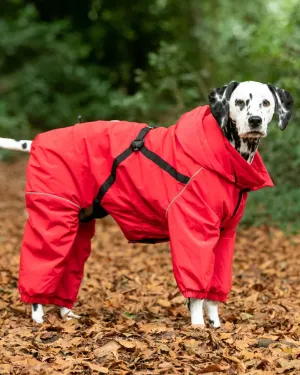 Winter Dog Snowsuit - Red